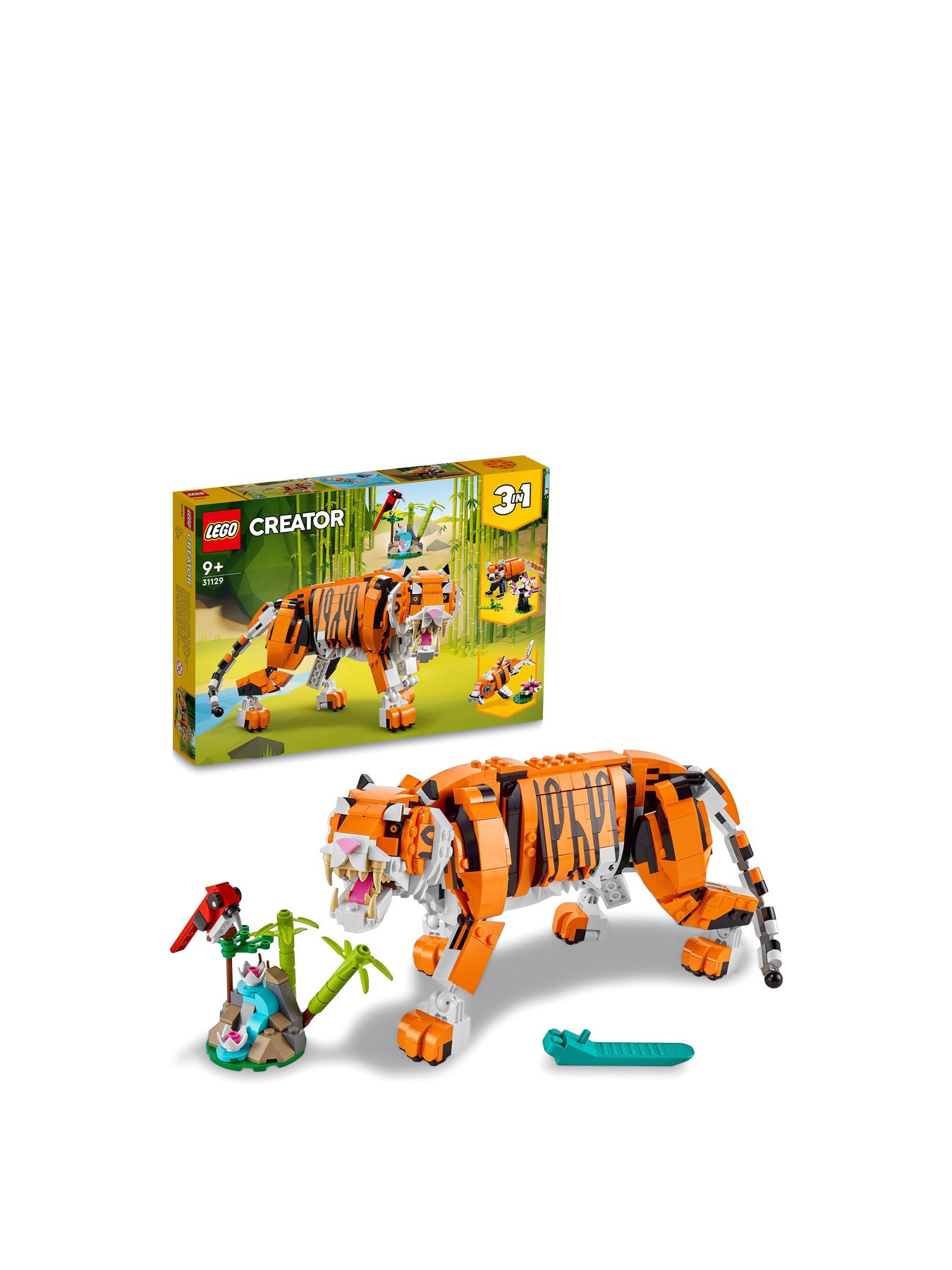 Creator 3in1 Majestic Tiger Building Set 31129