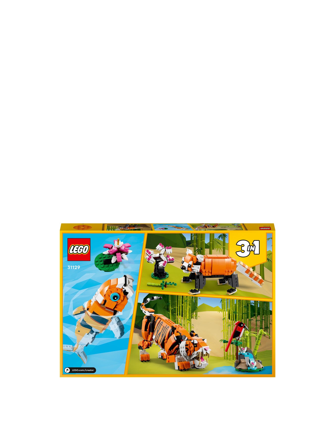 Creator 3in1 Majestic Tiger Building Set 31129