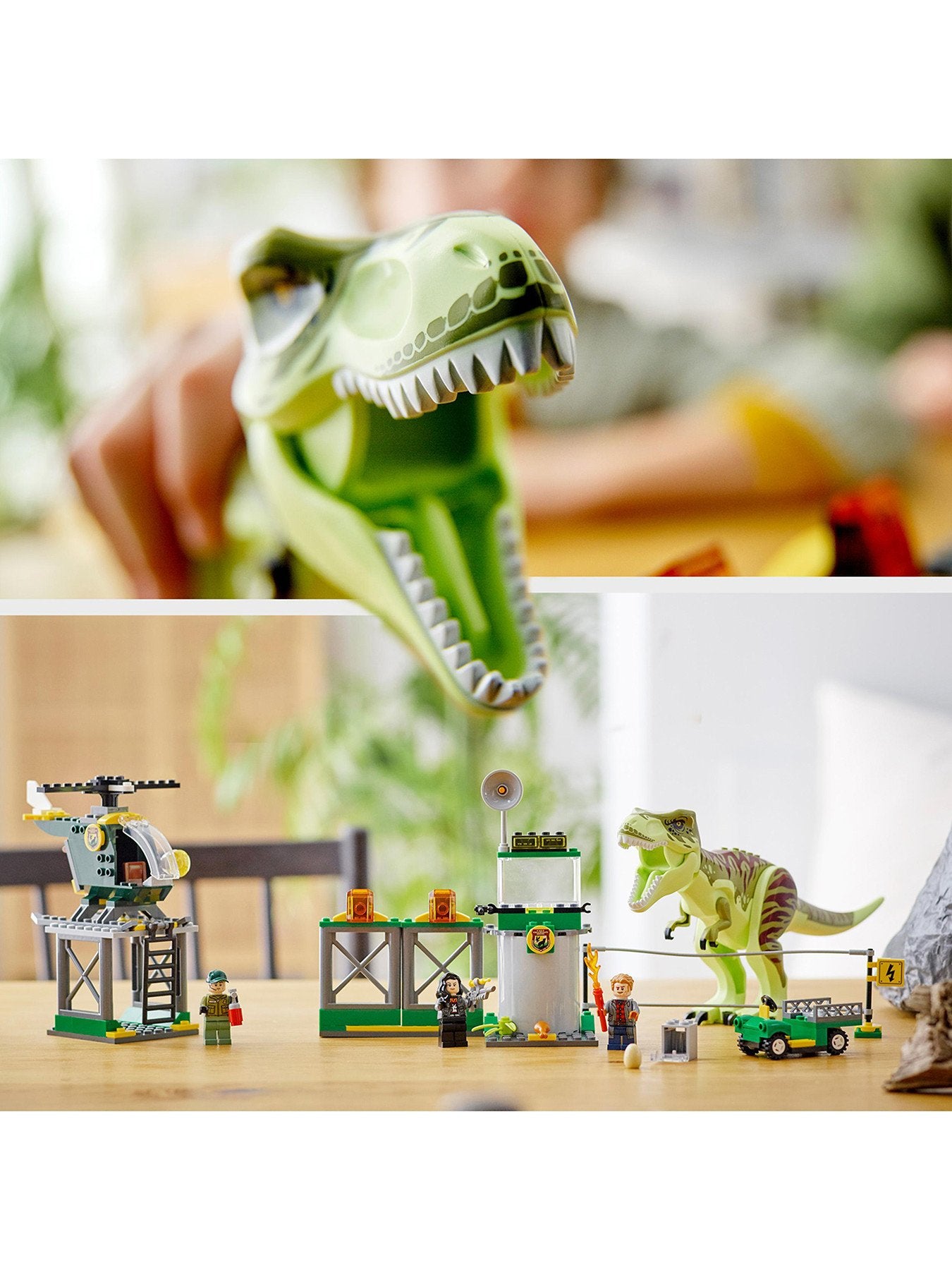 Jurassic World T. Rex Dinosaur Breakout Toy Set 76944