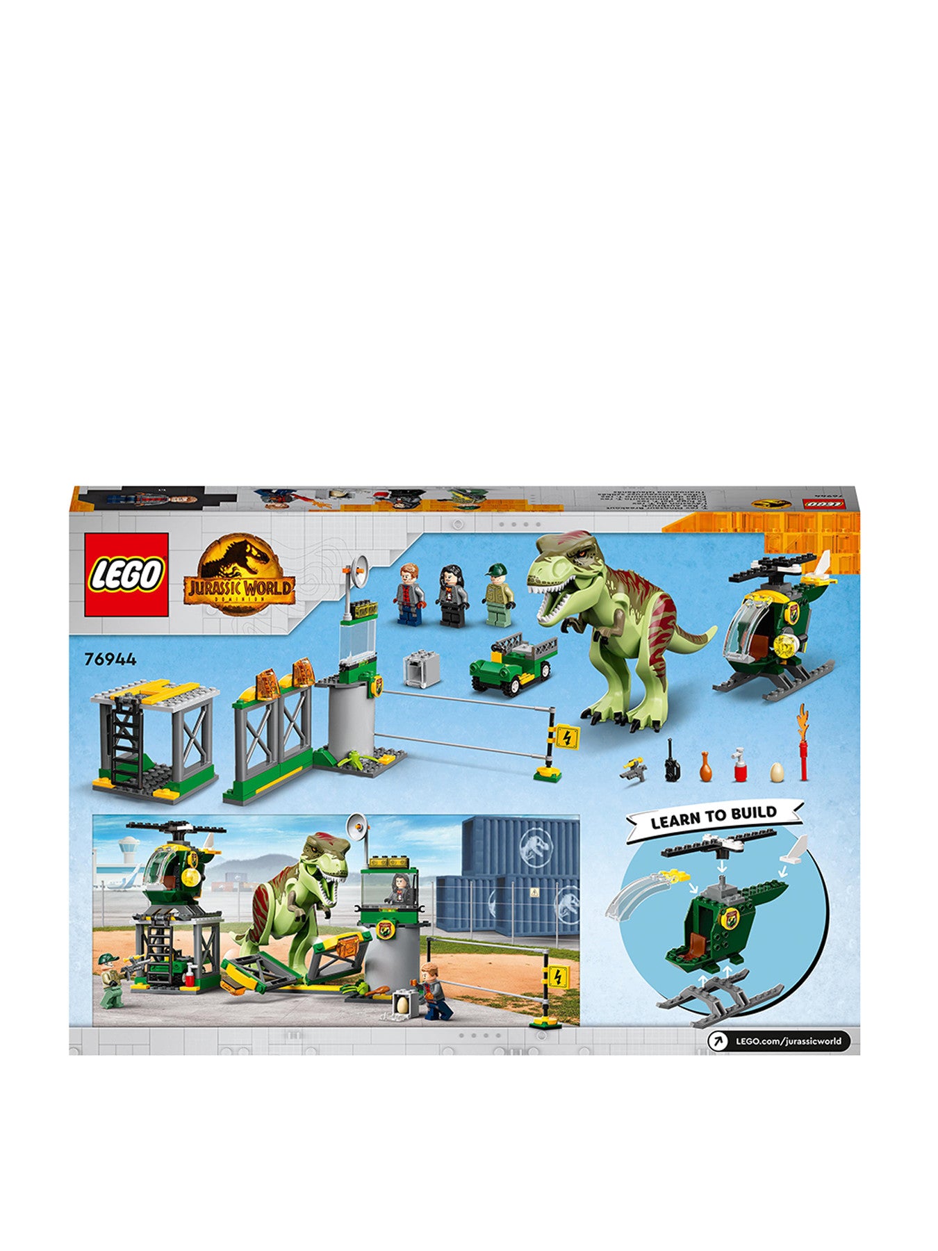 Jurassic World T. Rex Dinosaur Breakout Toy Set 76944