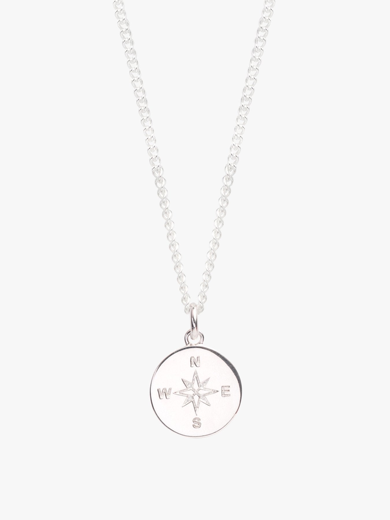 Large Compass Necklace