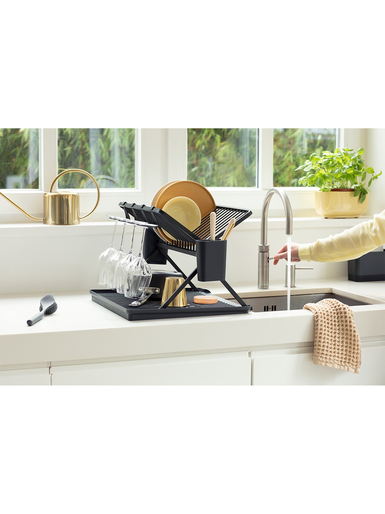 SinkSide Foldable Large Dish Drying Rack