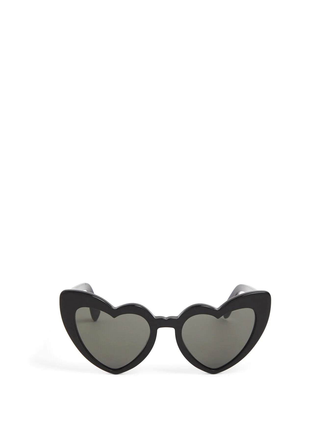 SL181 Lou Lou Oversized Heart Shaped Black Sunglasses