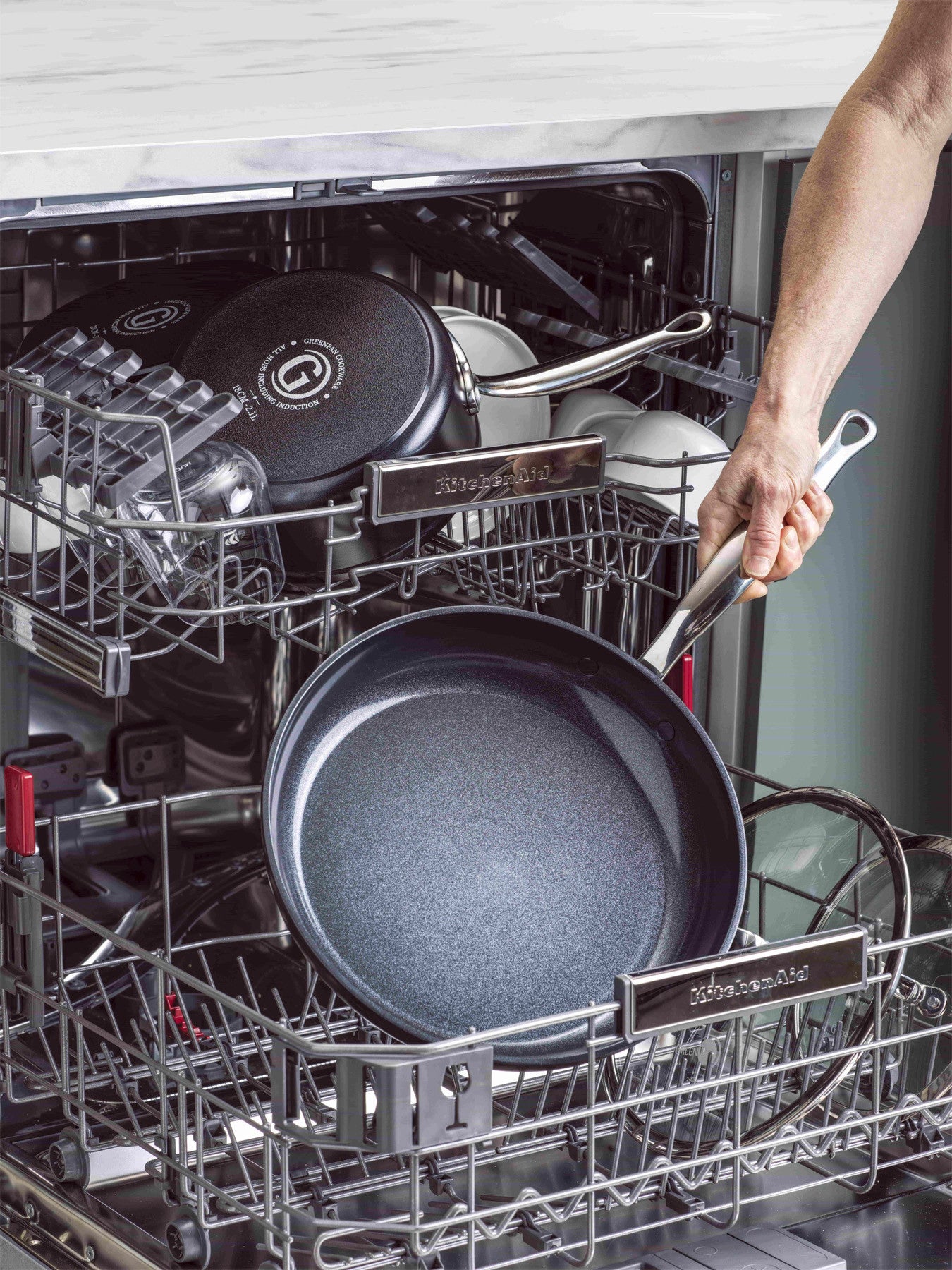 Barcelona Pro Heavy Guage Aluminium Open Wok 30cm