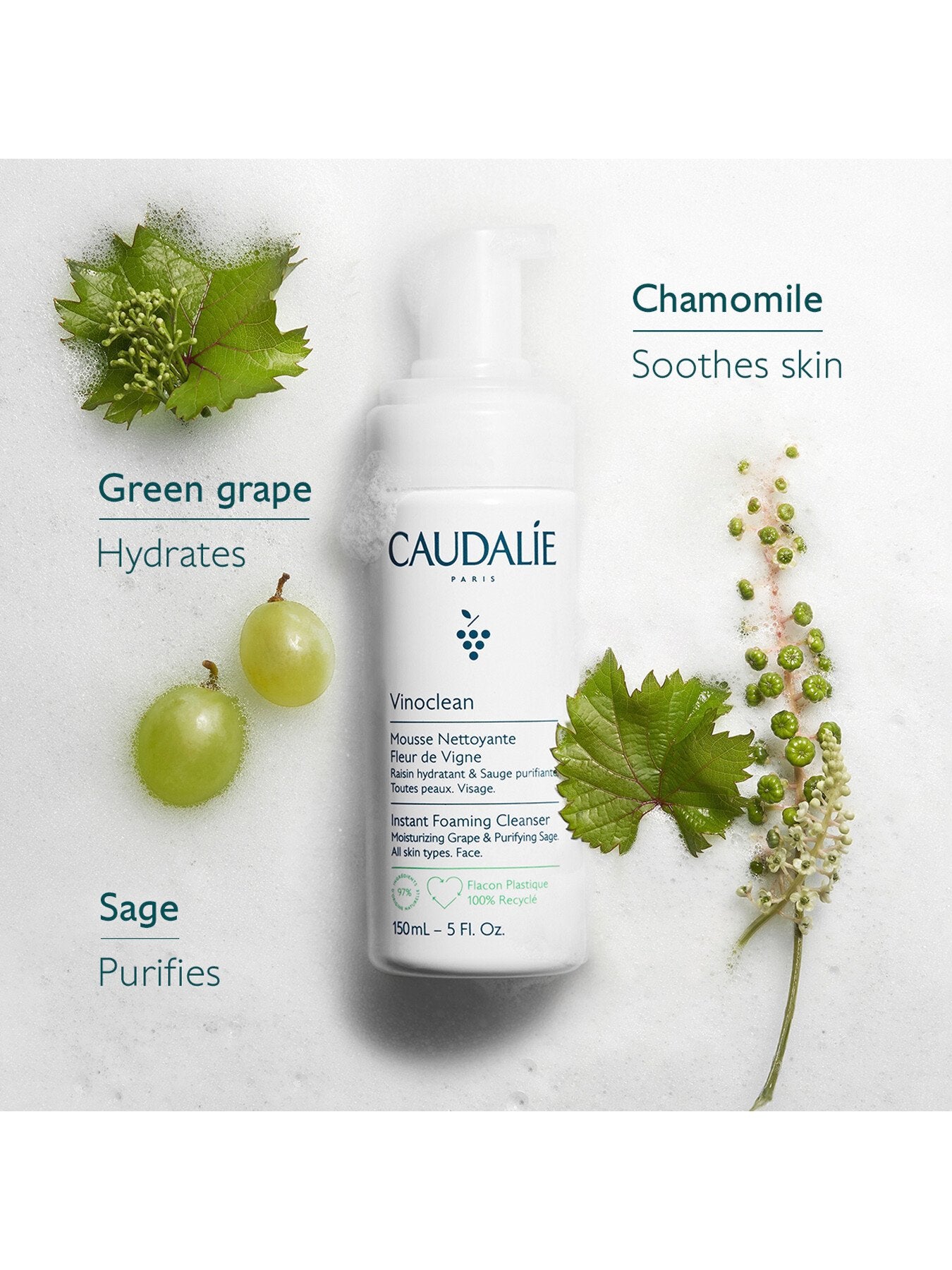Vinoclean Instant Foaming Cleanser 150ml