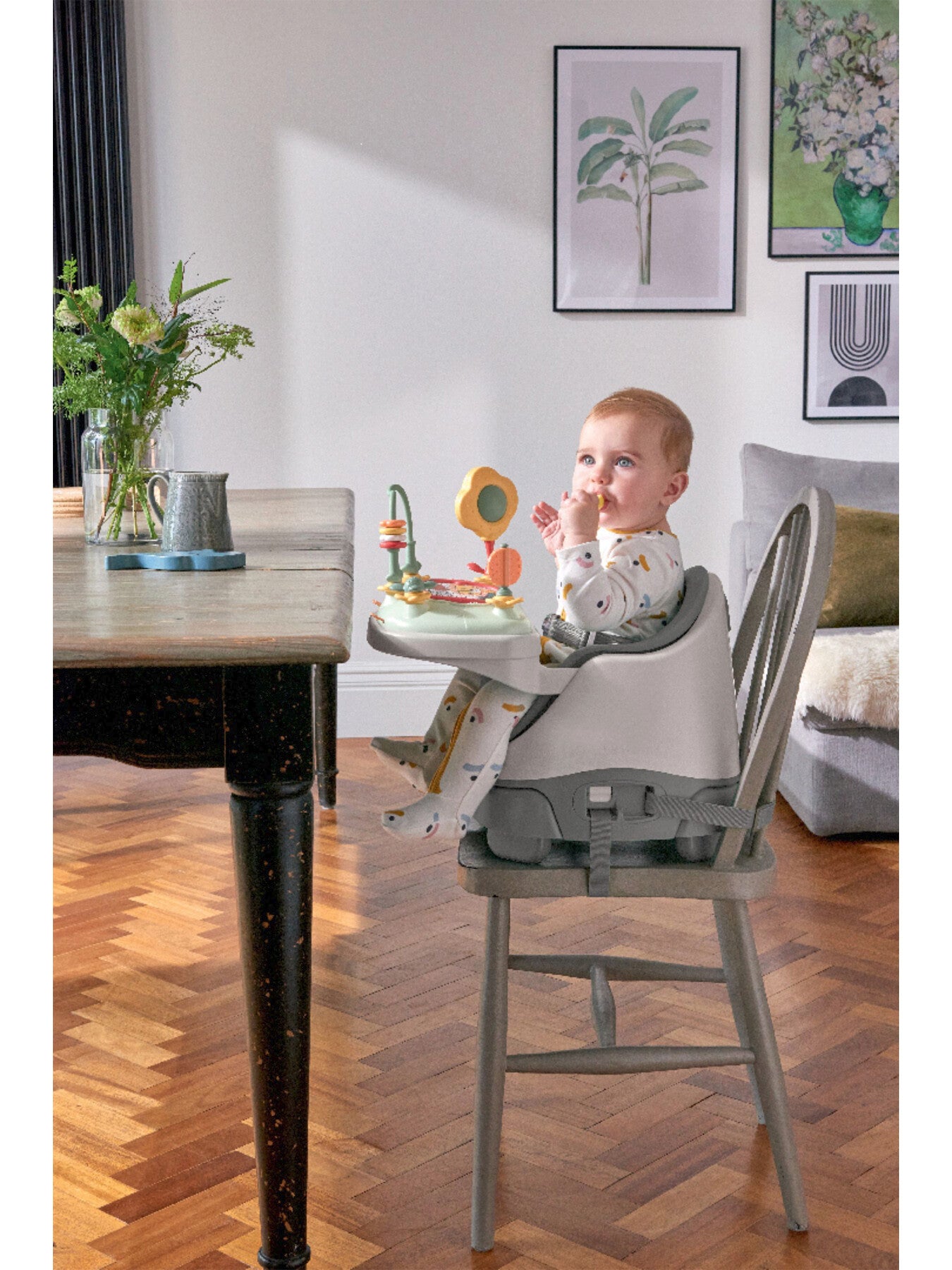 Bug 3-in-1 Floor Booster Seat with Activity Tray