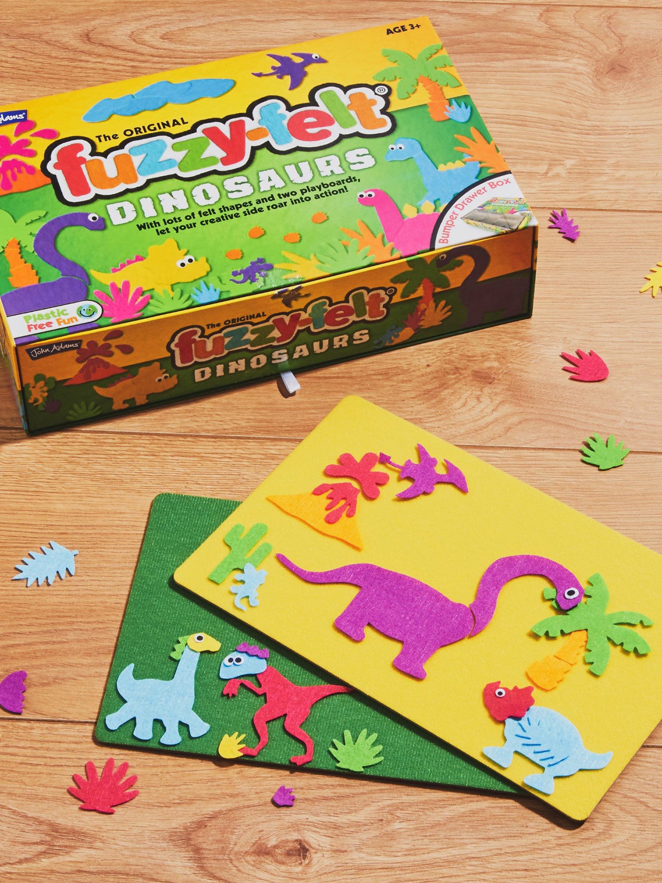 Fuzzy-Felt Dinosaur Set NEW