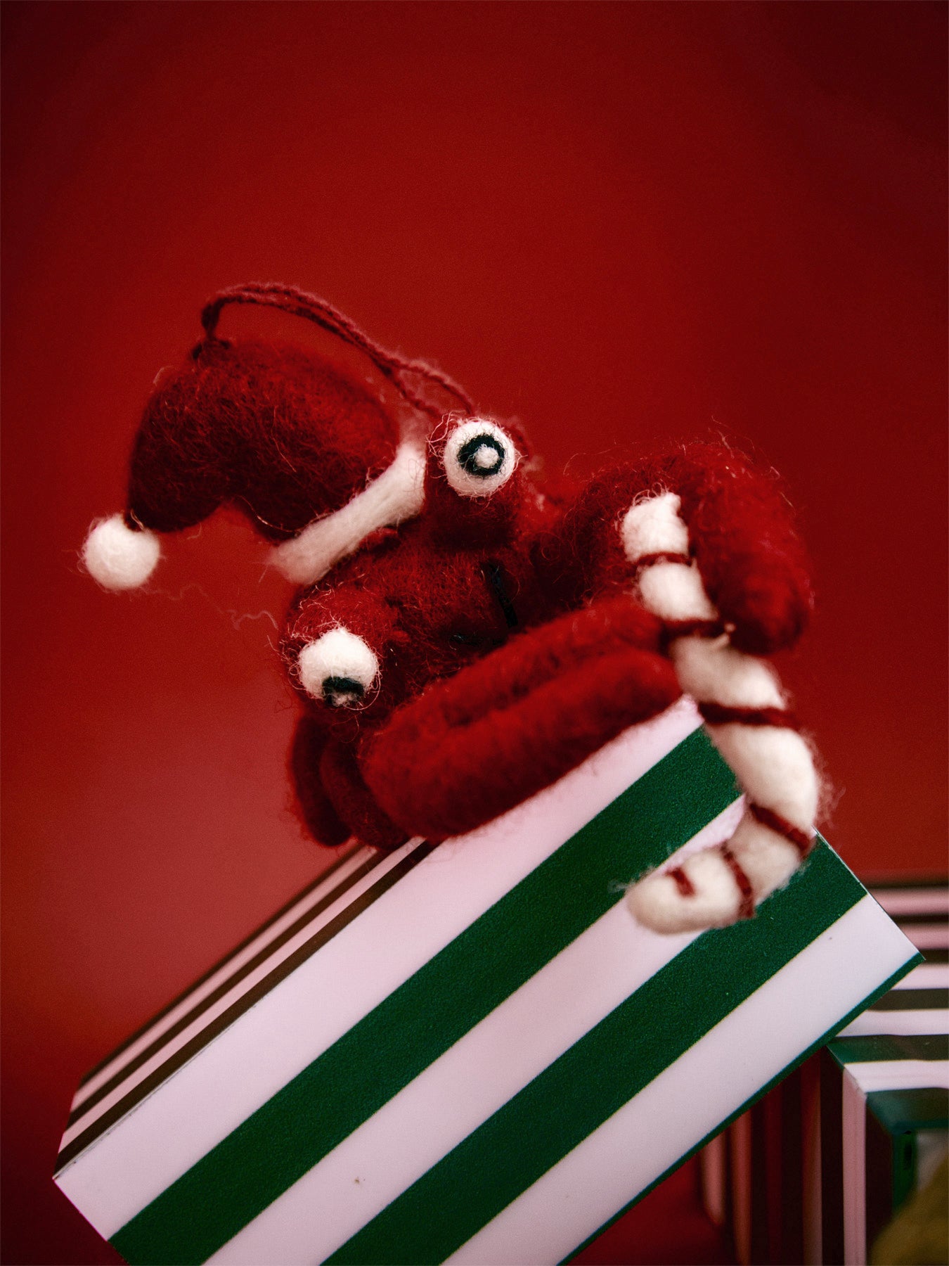 Felt Christmas Crab Christmas Tree Hanging Decoration