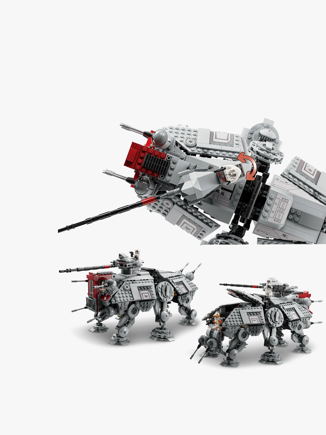 Star Wars AT-TE Walker Buildable Toy 75337