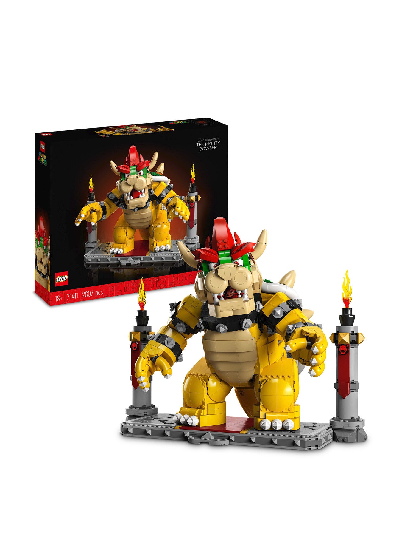 Super Mario The Mighty Bowser Figure Set 71411