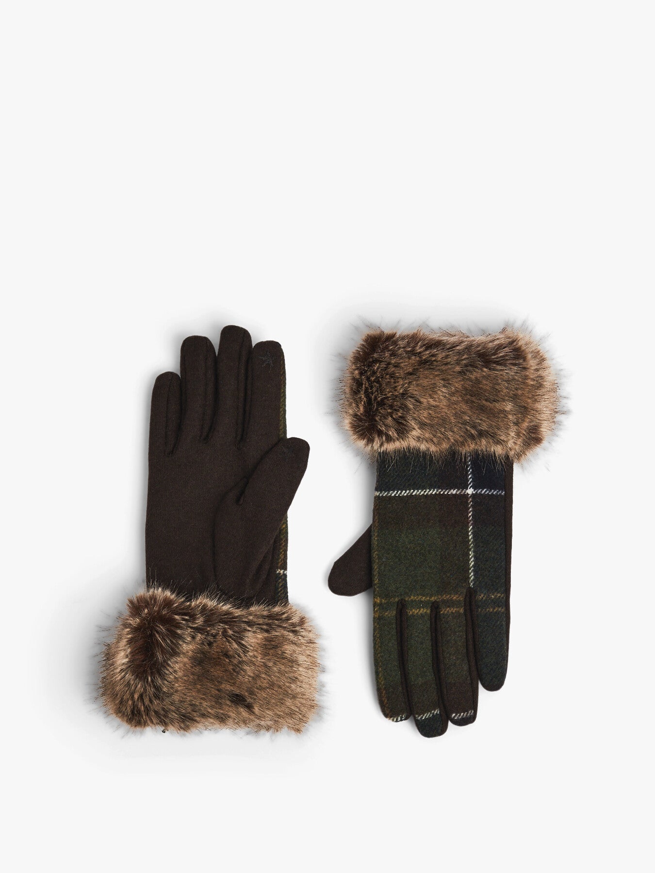 Barbour Ridley Tartan Gloves