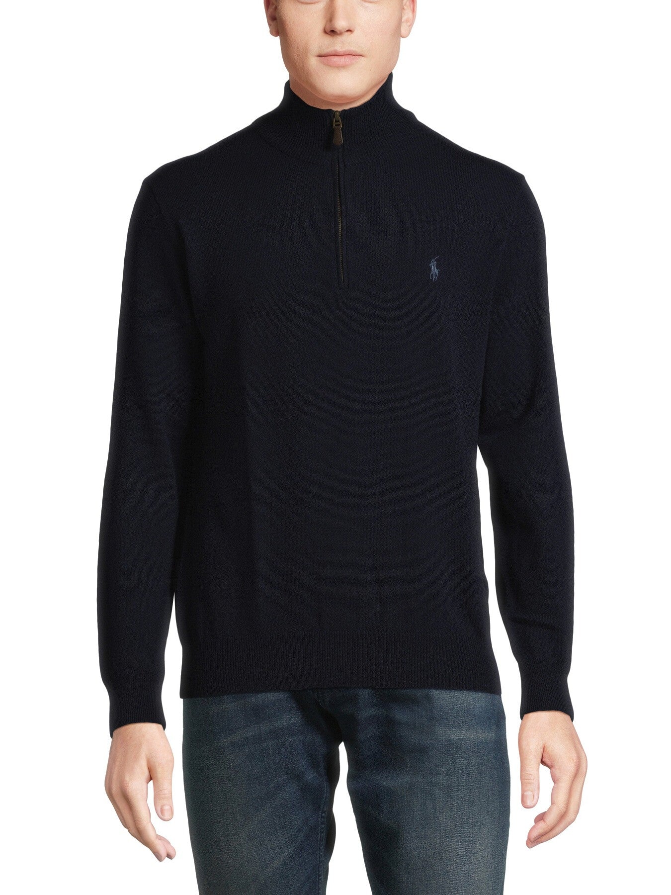 Quarter Zip Merino Wool Sweater