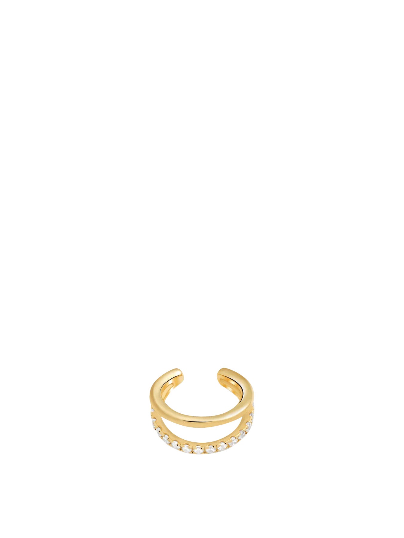 Illusion Crystal Ear Cuff