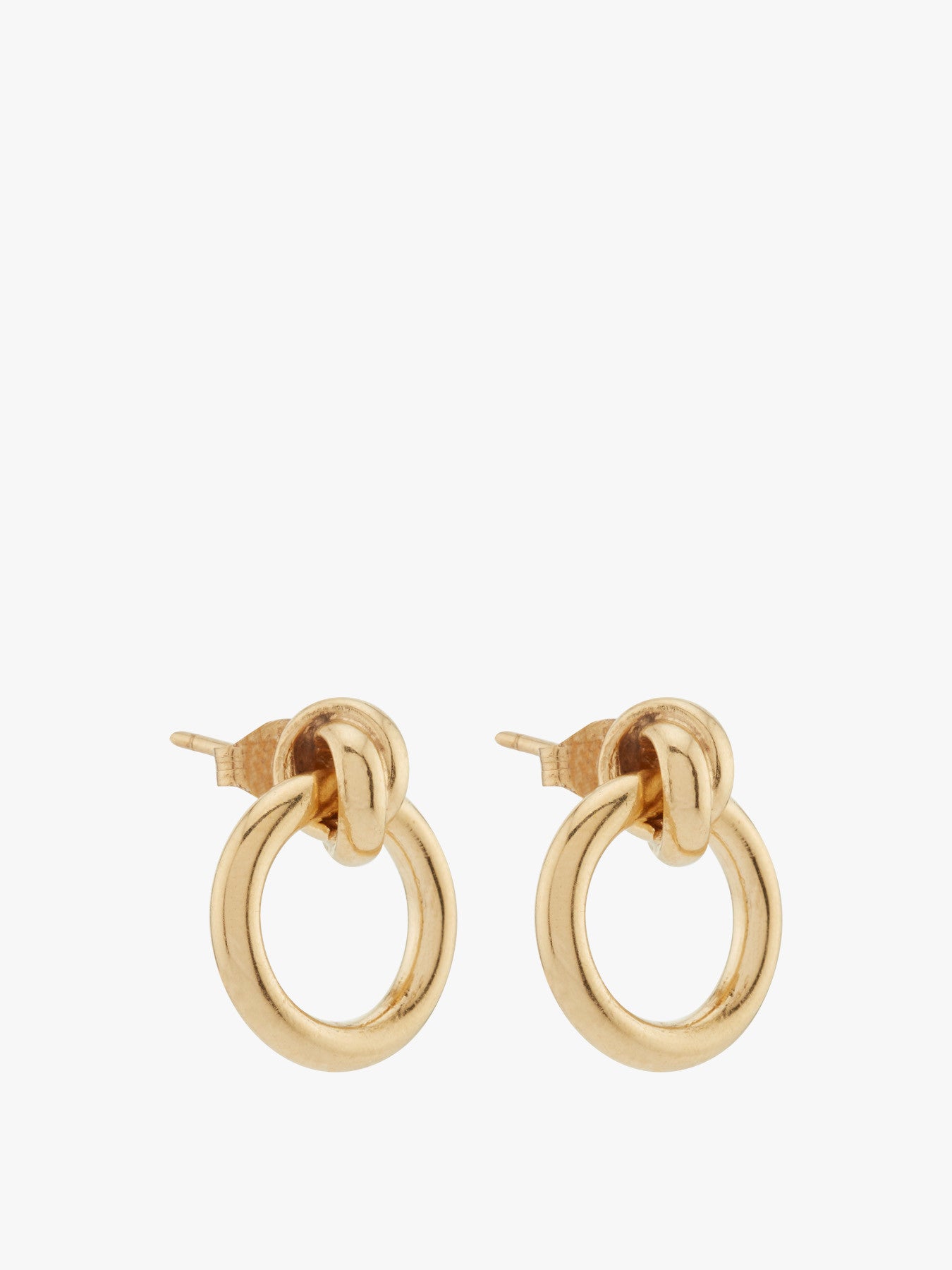 Double Link Stud Earrings