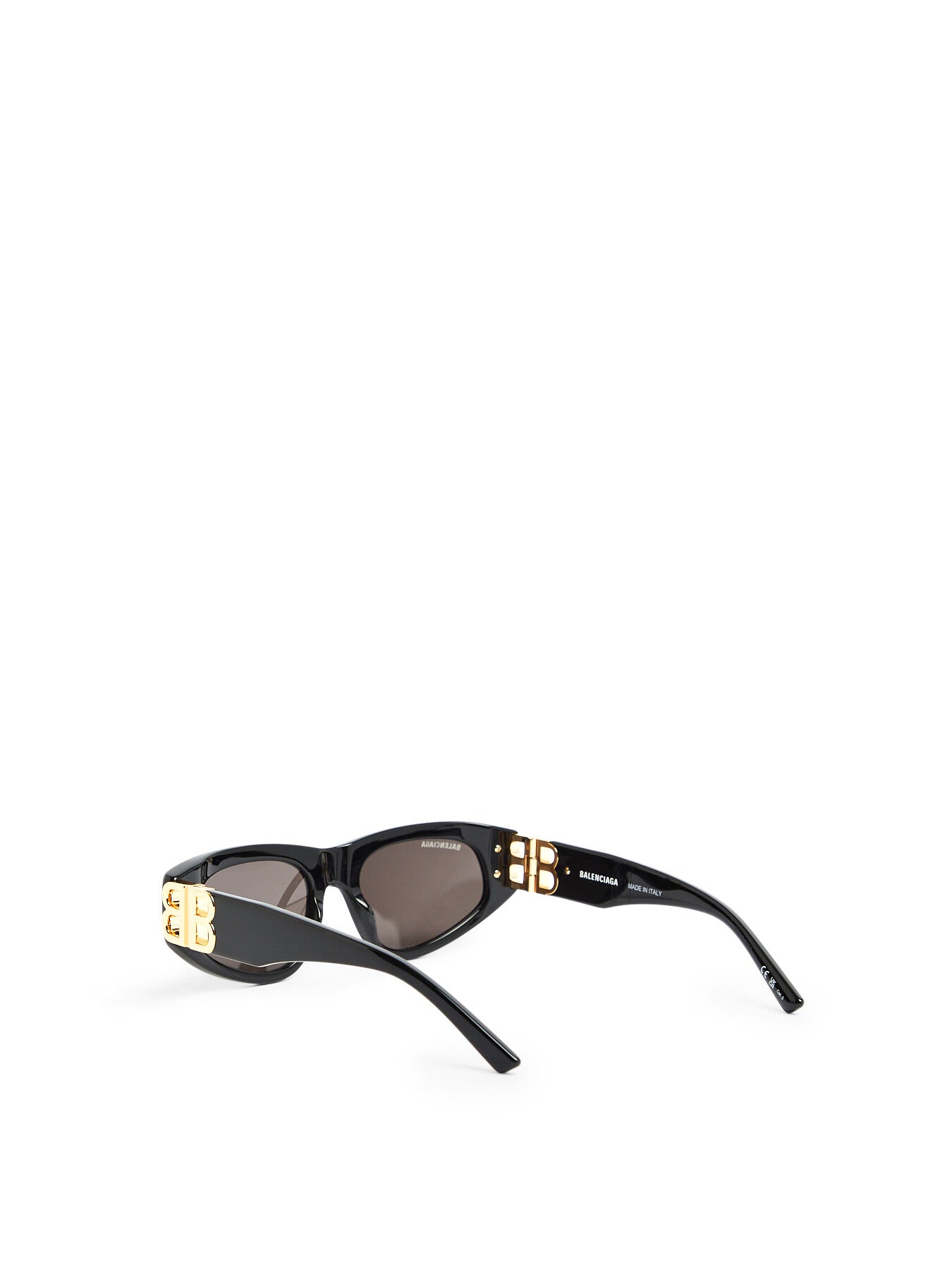 Wrap Around Acetate Logo Arm Acetate Sunglasses