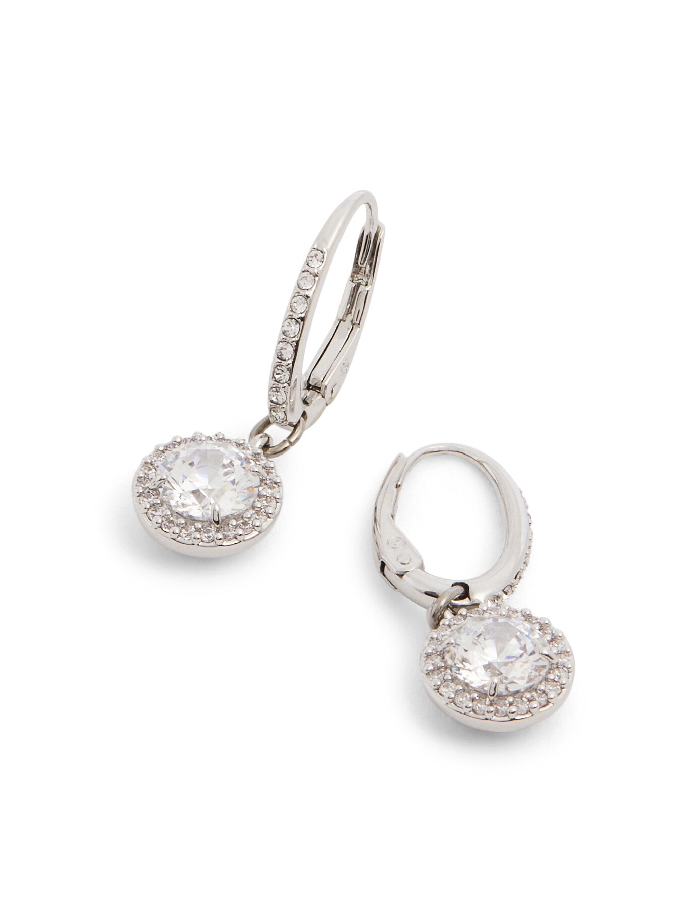 Constella Round Cut Drop Earrings