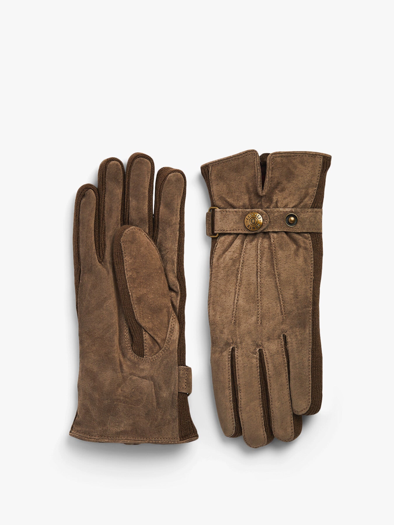 Laura Suede Glove with fastening