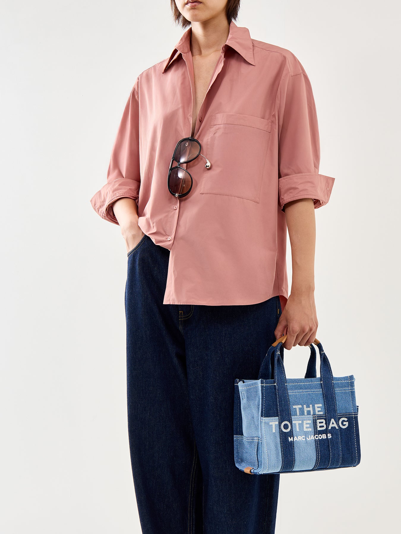 The Denim Small Tote Bag