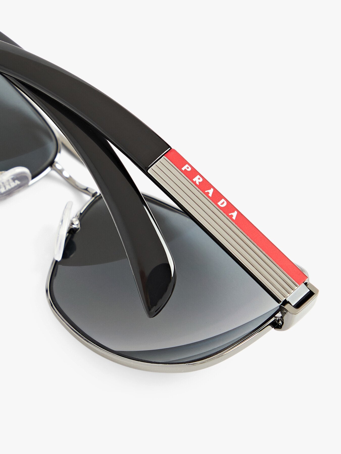 Wrap Polarised Metal Sunglasses