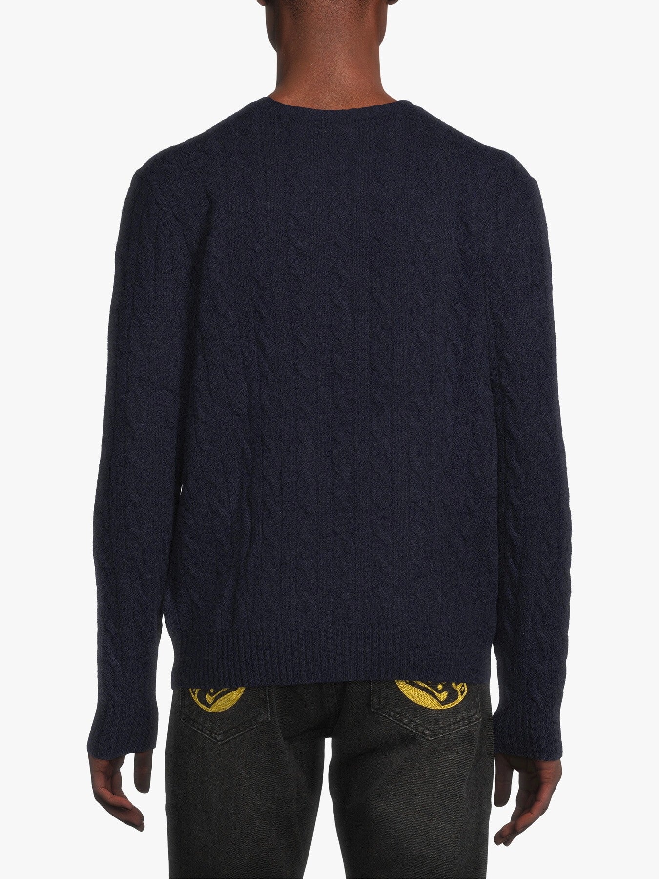 Cable Knit Wool Cashmere Sweater
