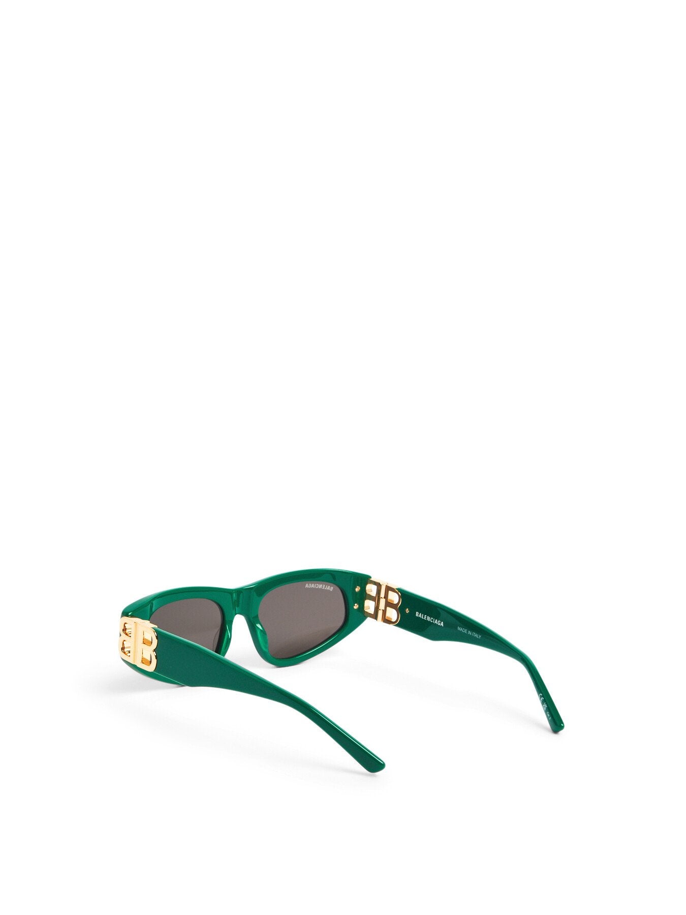 Wrap Around Logo Arm Acetate Sunglasses