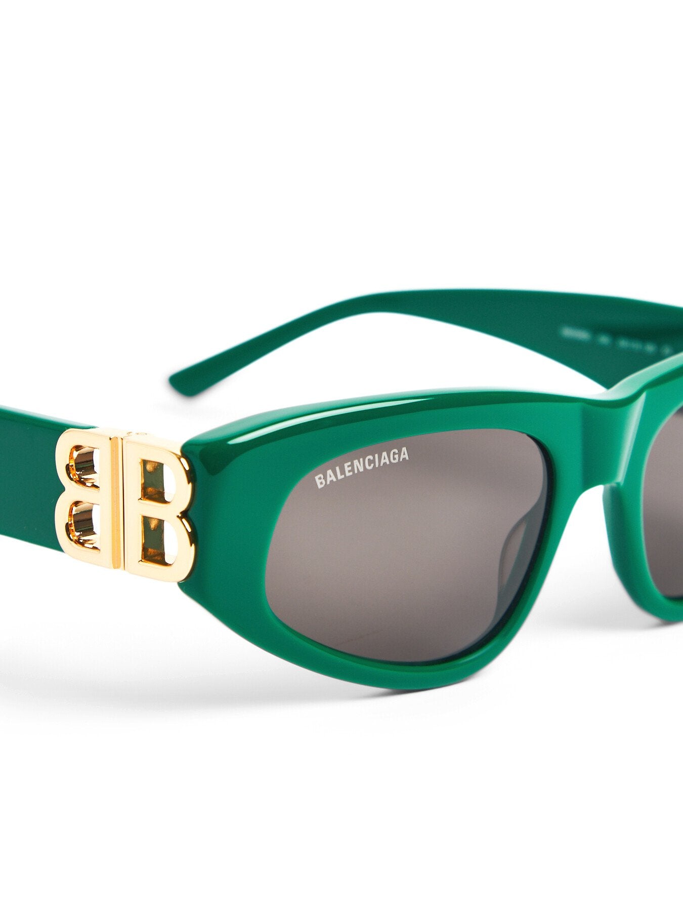 Wrap Around Logo Arm Acetate Sunglasses
