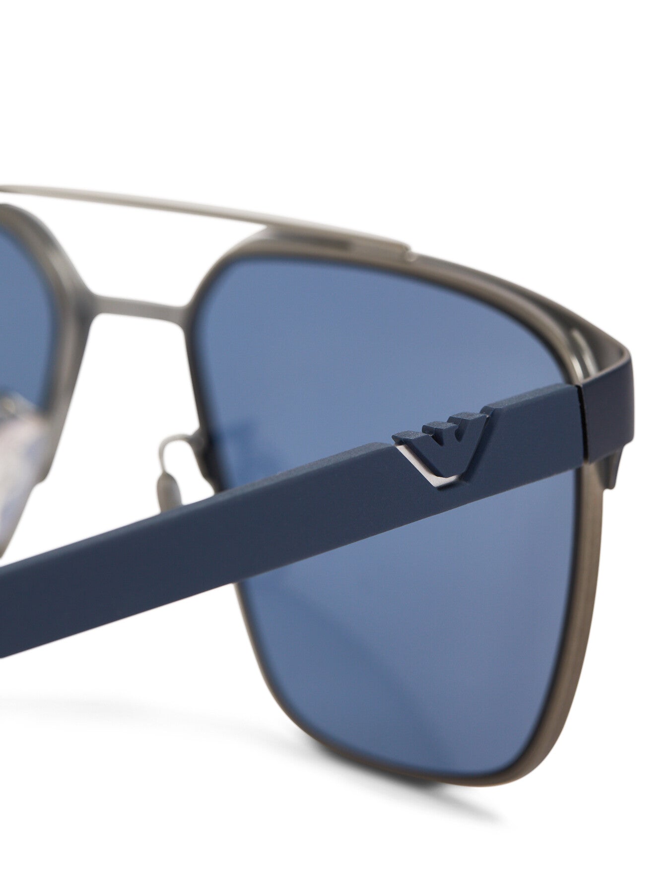 Metal Mix Rectangular Mens Sunglasses