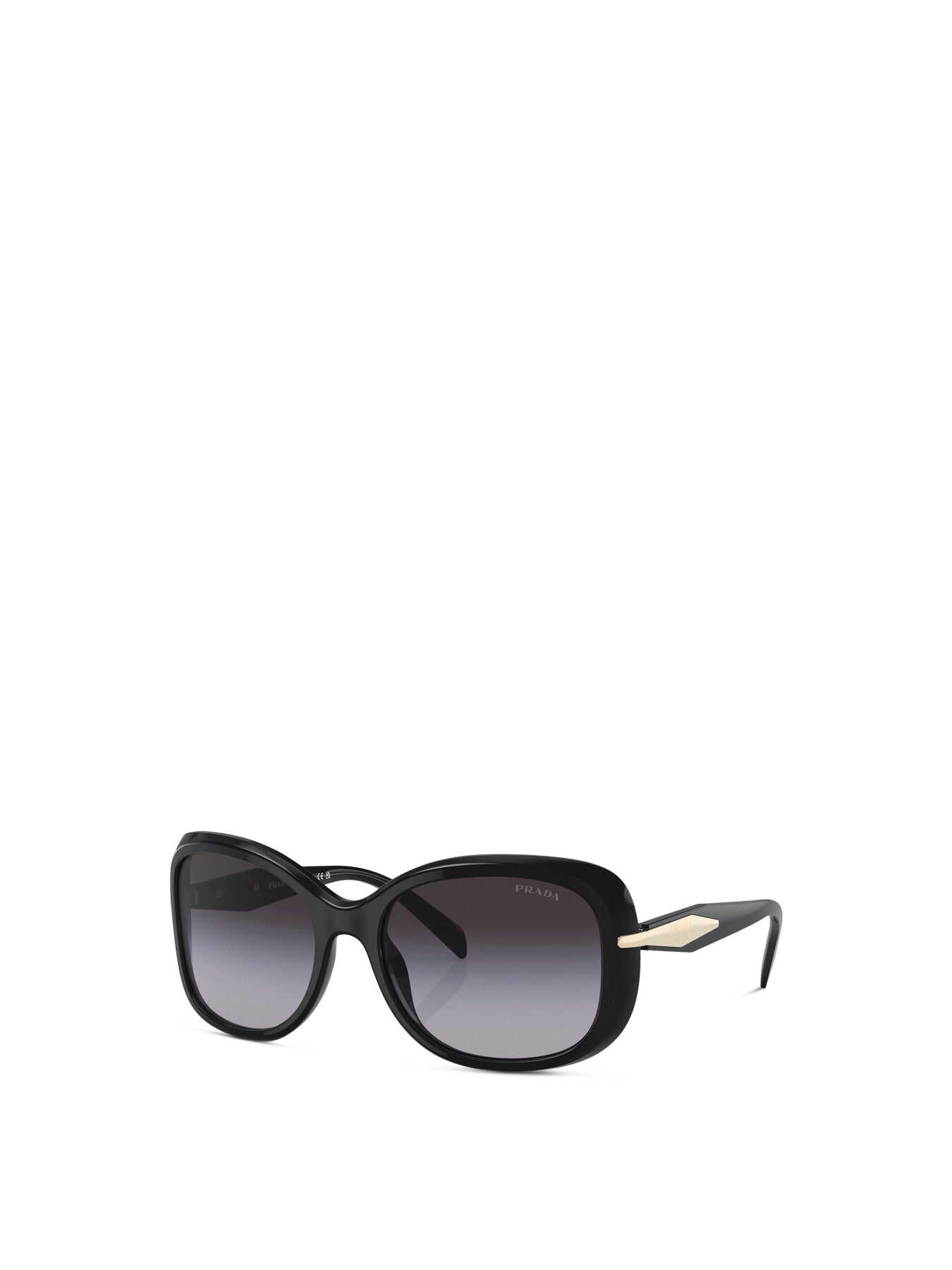 PR 04ZS Oval Acetate Sunglasses