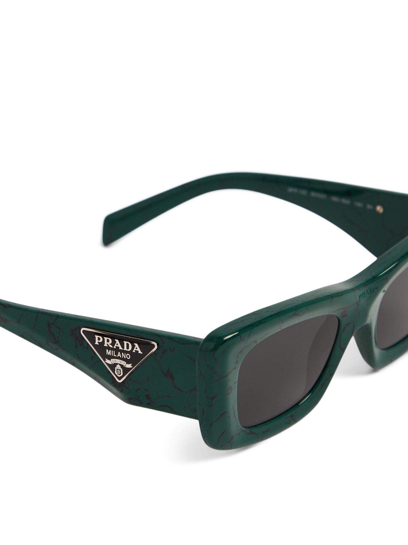 PR 13ZS Rectangular Geometric Acetate Sunglasses