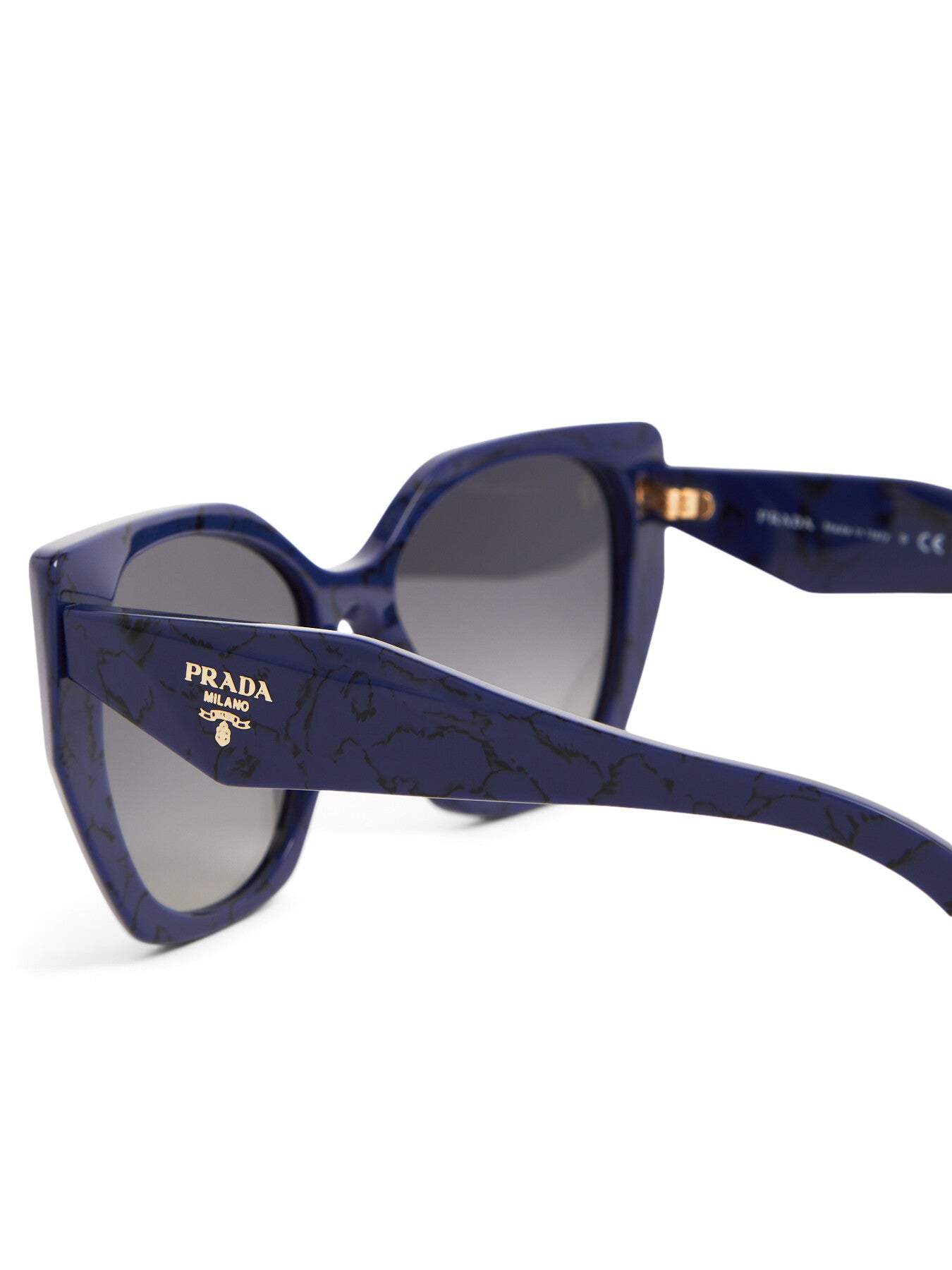 PR 19ZS Hexagonal Acetate Polarised Sunglasses