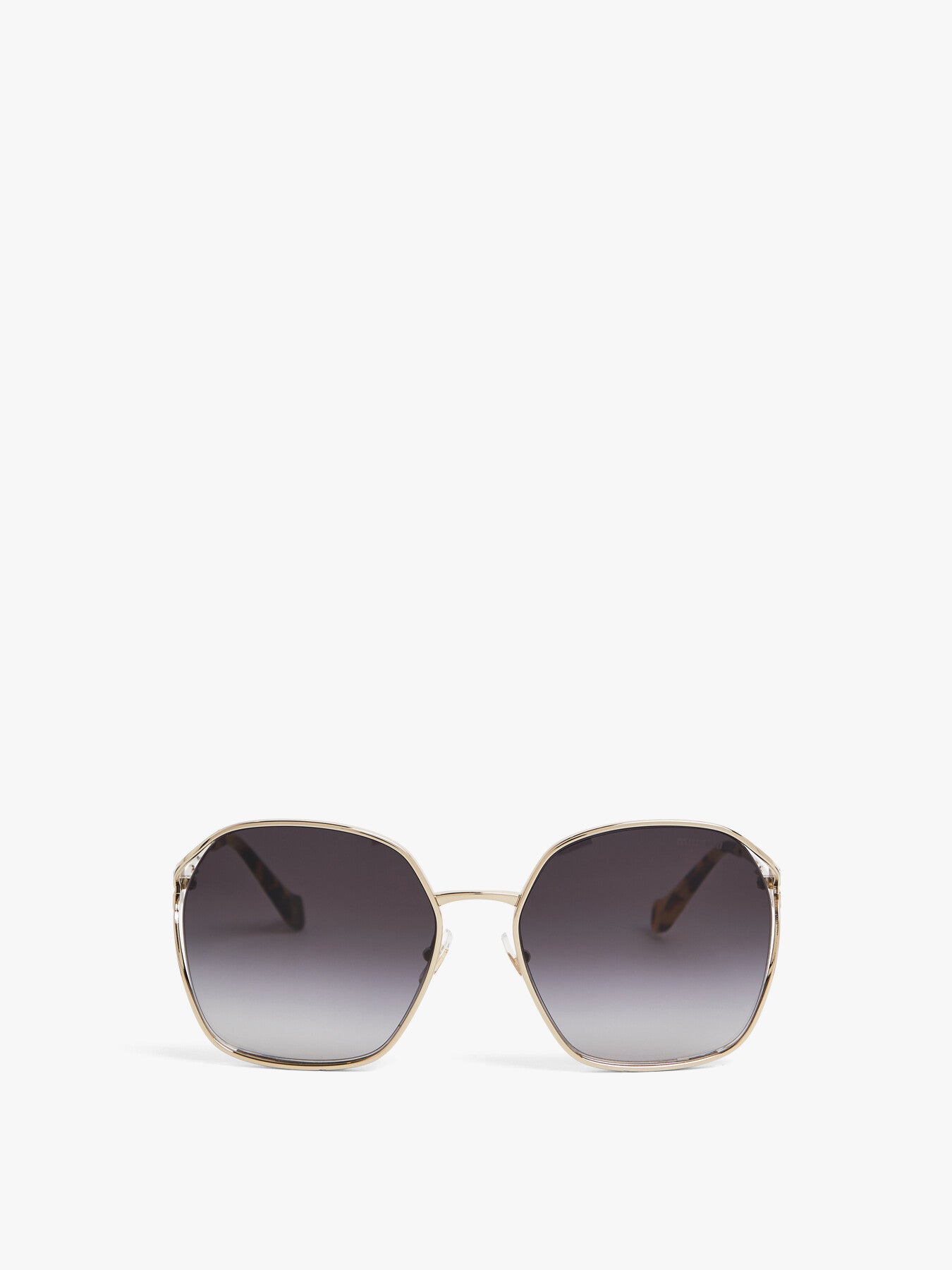 MU 52WS Round Slim Frame Metal Sunglasses