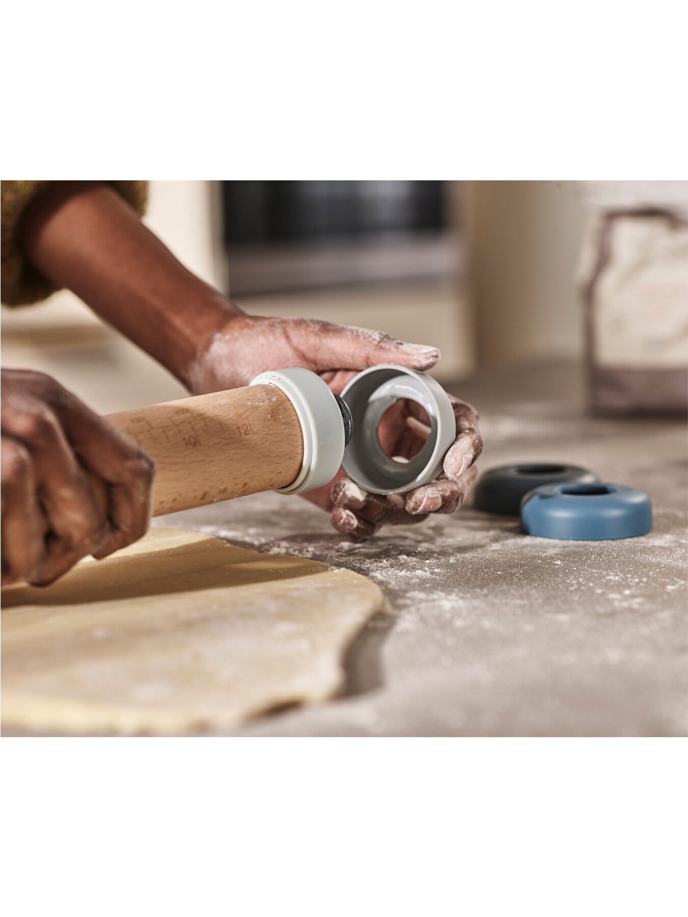 PrecisionPin Adjustable Rolling Pin