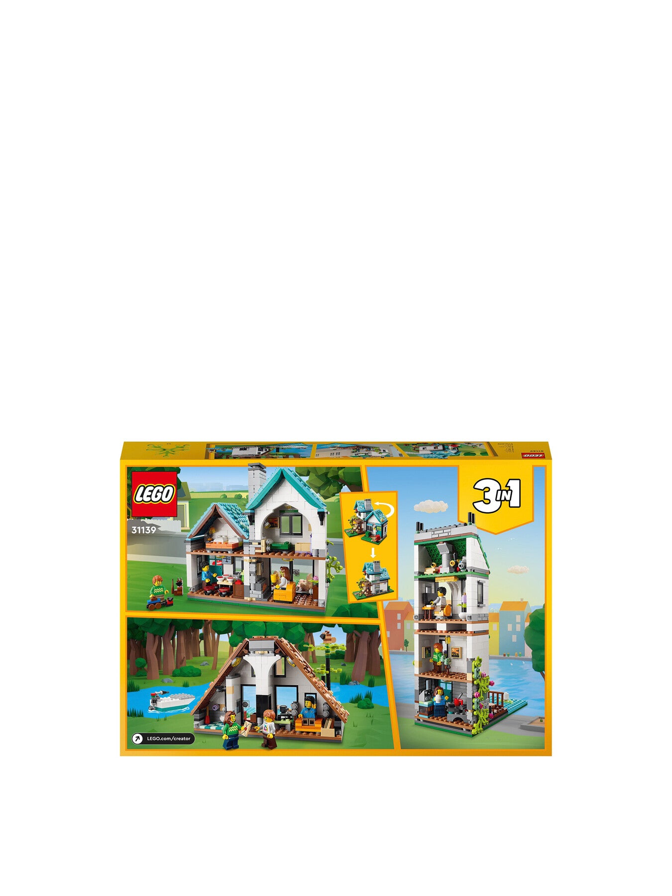 Creator 3 in 1 Cosy House Building Toy 31139