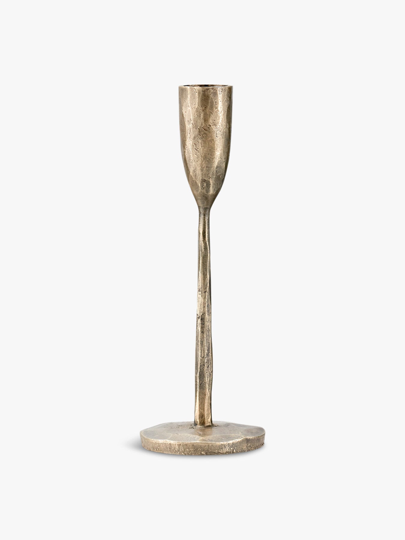 Mbata Small Brass Candlestick
