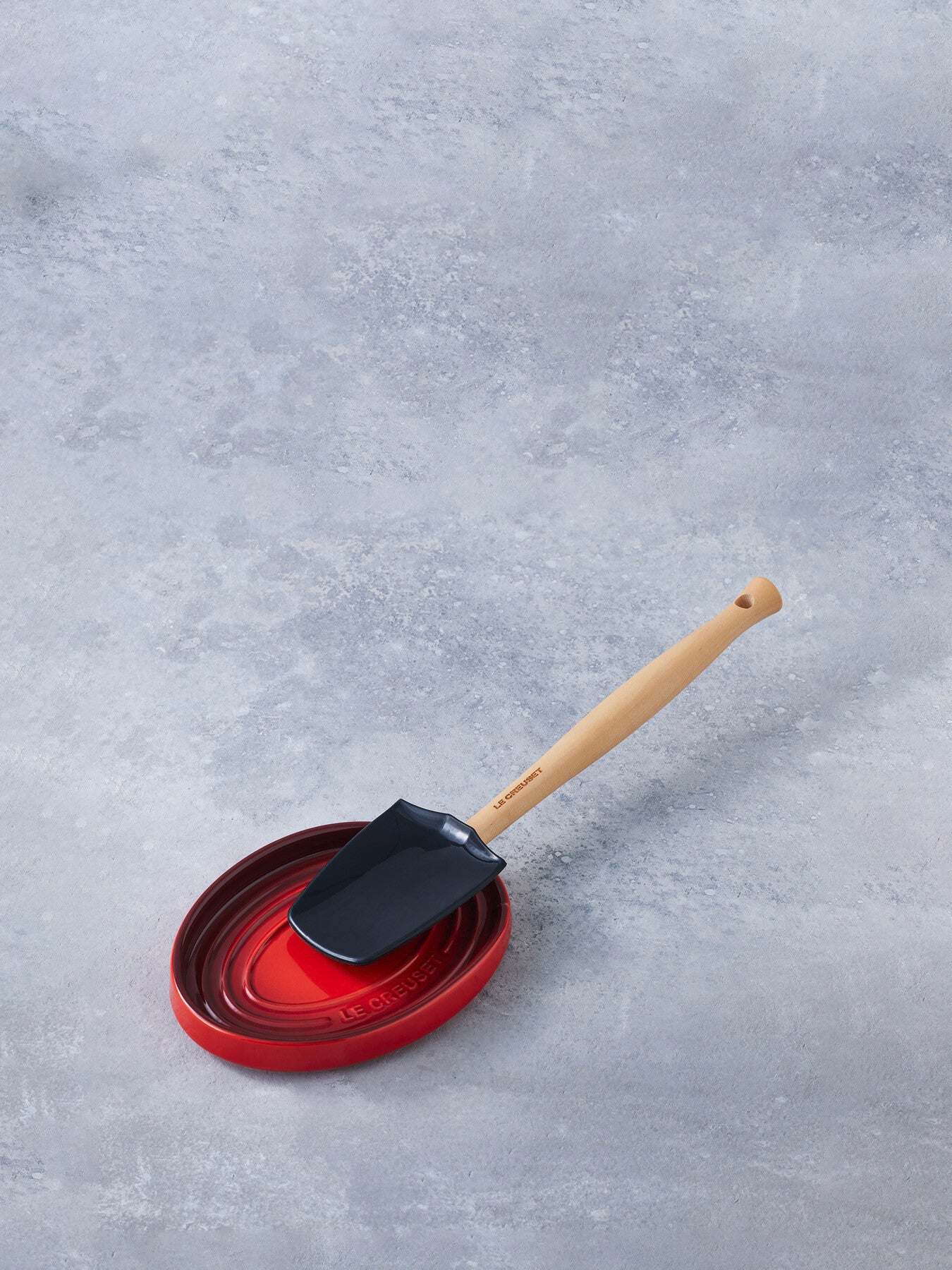 Stoneware Oval Spoon Rest