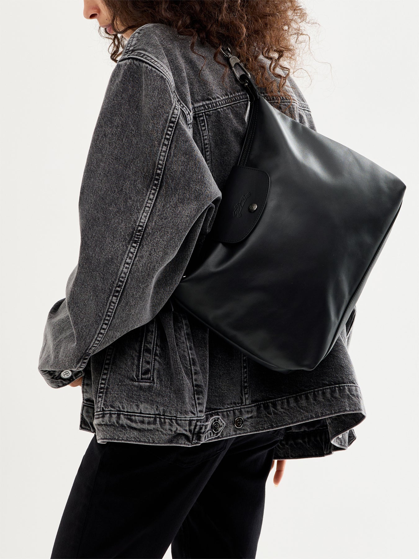 Le Pliage Extra Hobo Bag Large Black
