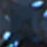 Blue/Rhodium plated