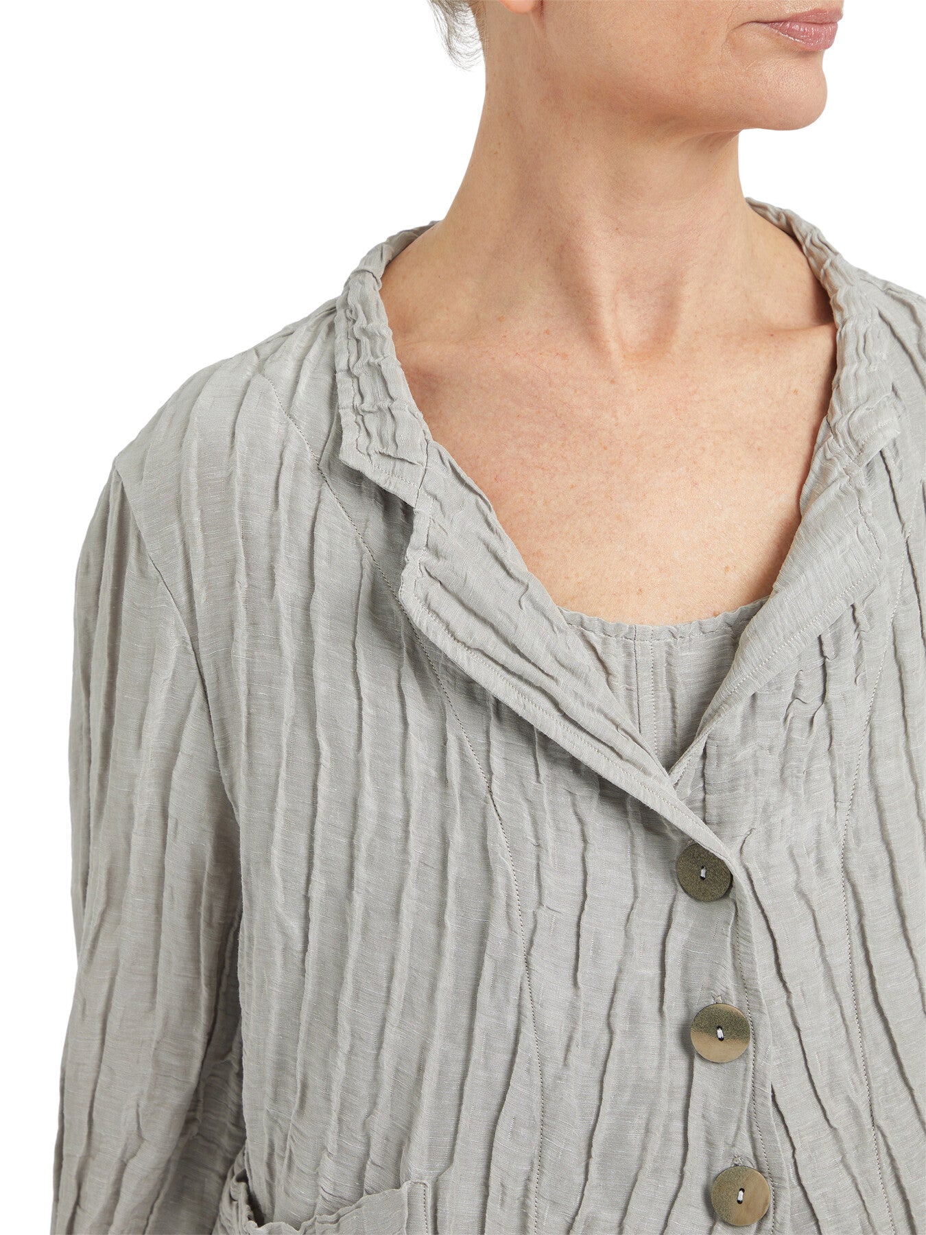 Silk Crinkle Jacket
