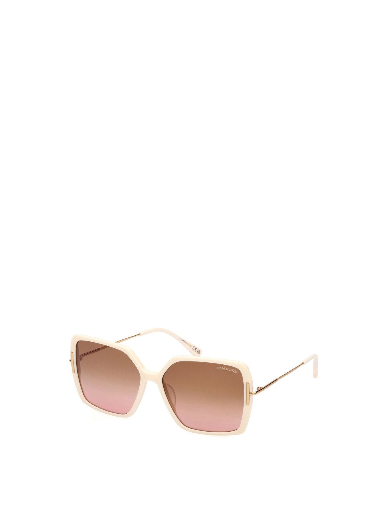Joanna Acetate and Metal Square Sunglasses