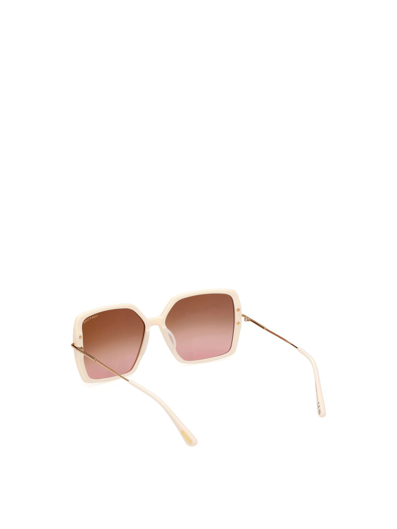 Joanna Acetate and Metal Square Sunglasses