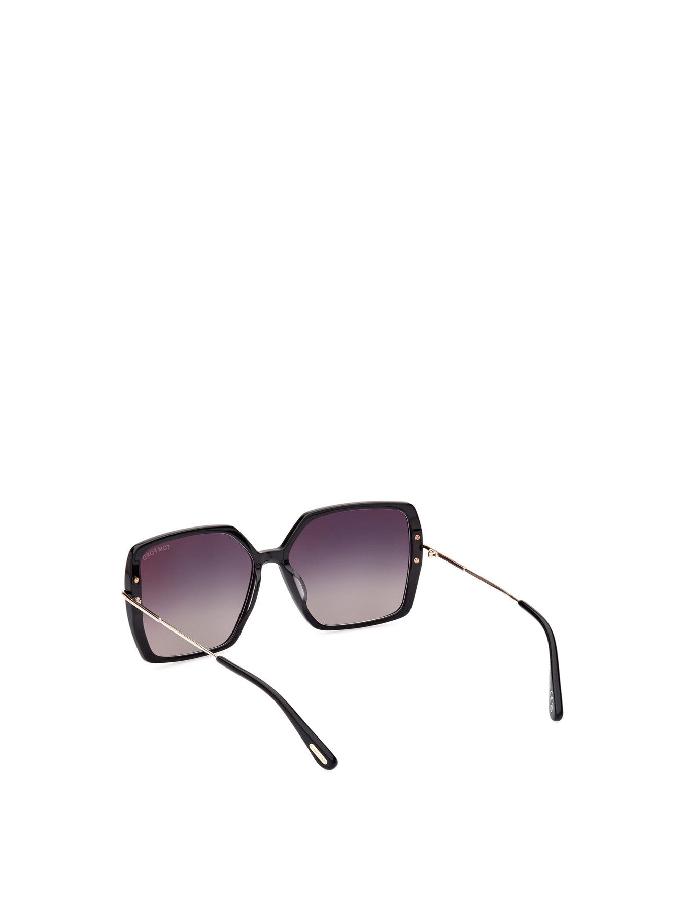 Joanna Acetate and Metal Square Sunglasses