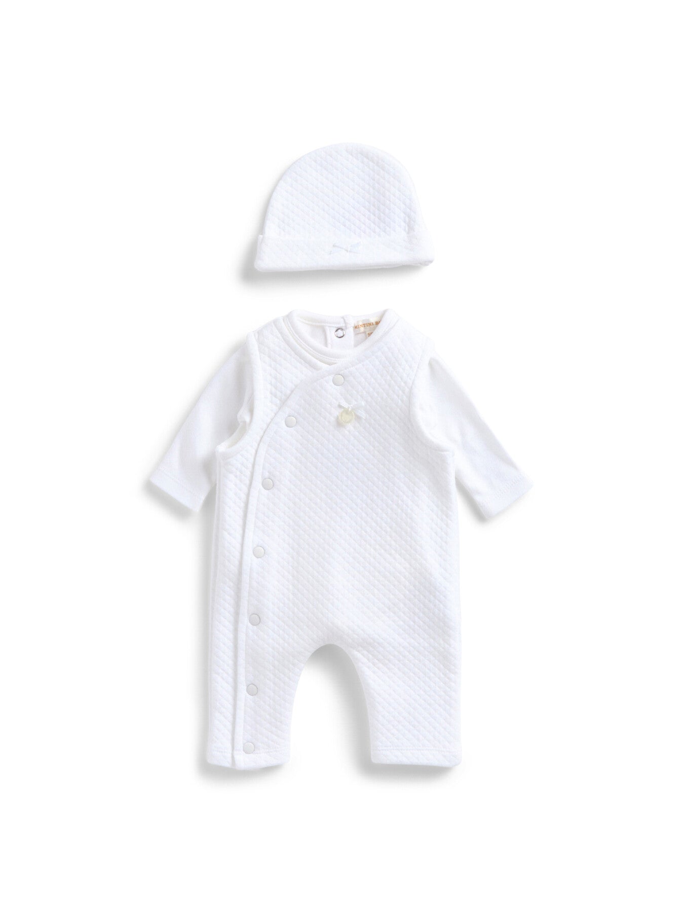 Quilted Body Dungaree and Hat