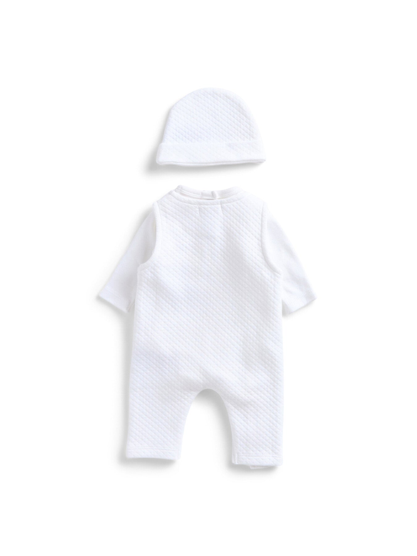 Quilted Body Dungaree and Hat