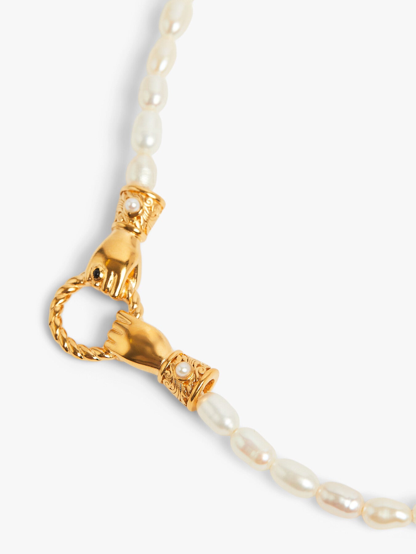 Harris Reed in Good Hands Pearl Necklace โ Fenwick