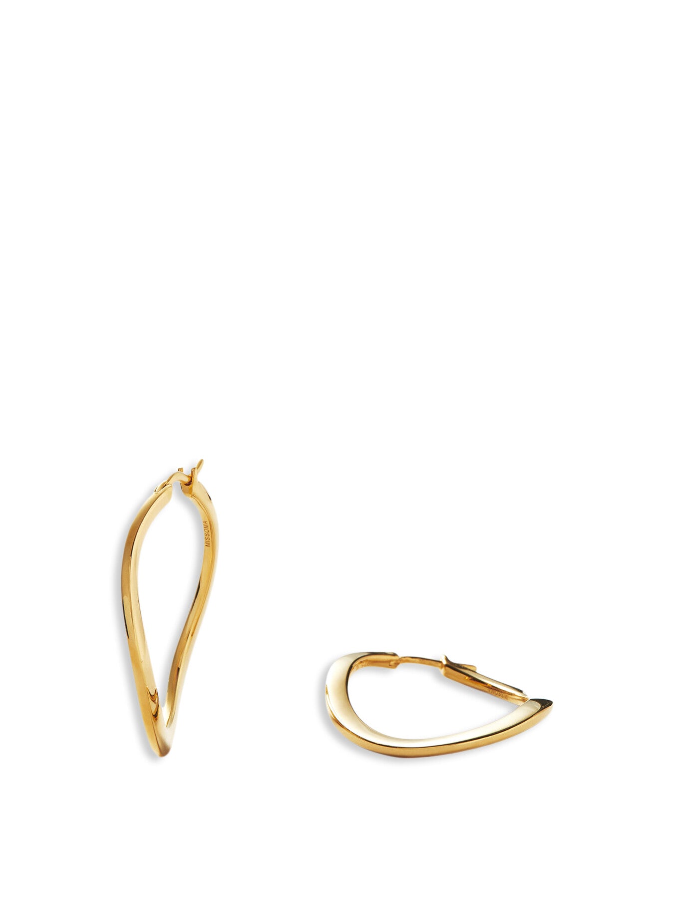 Medium Waved Hoop