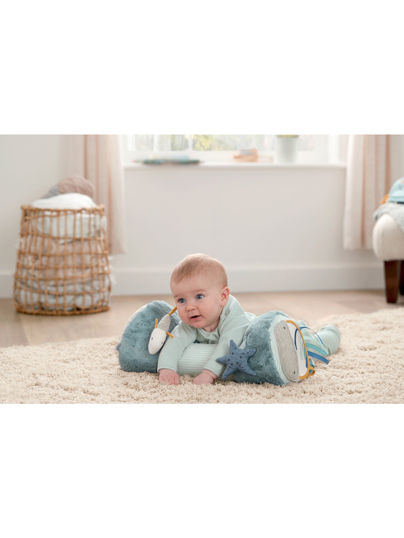 Welcome to the World Under the Sea Tummy Time Roll