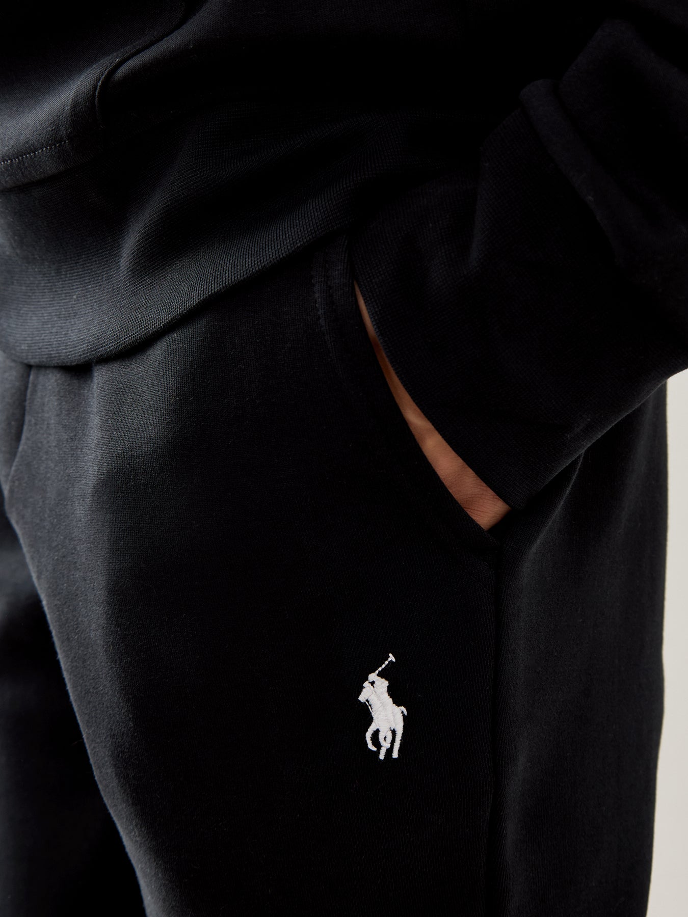 Double Knit Joggers Polo Black