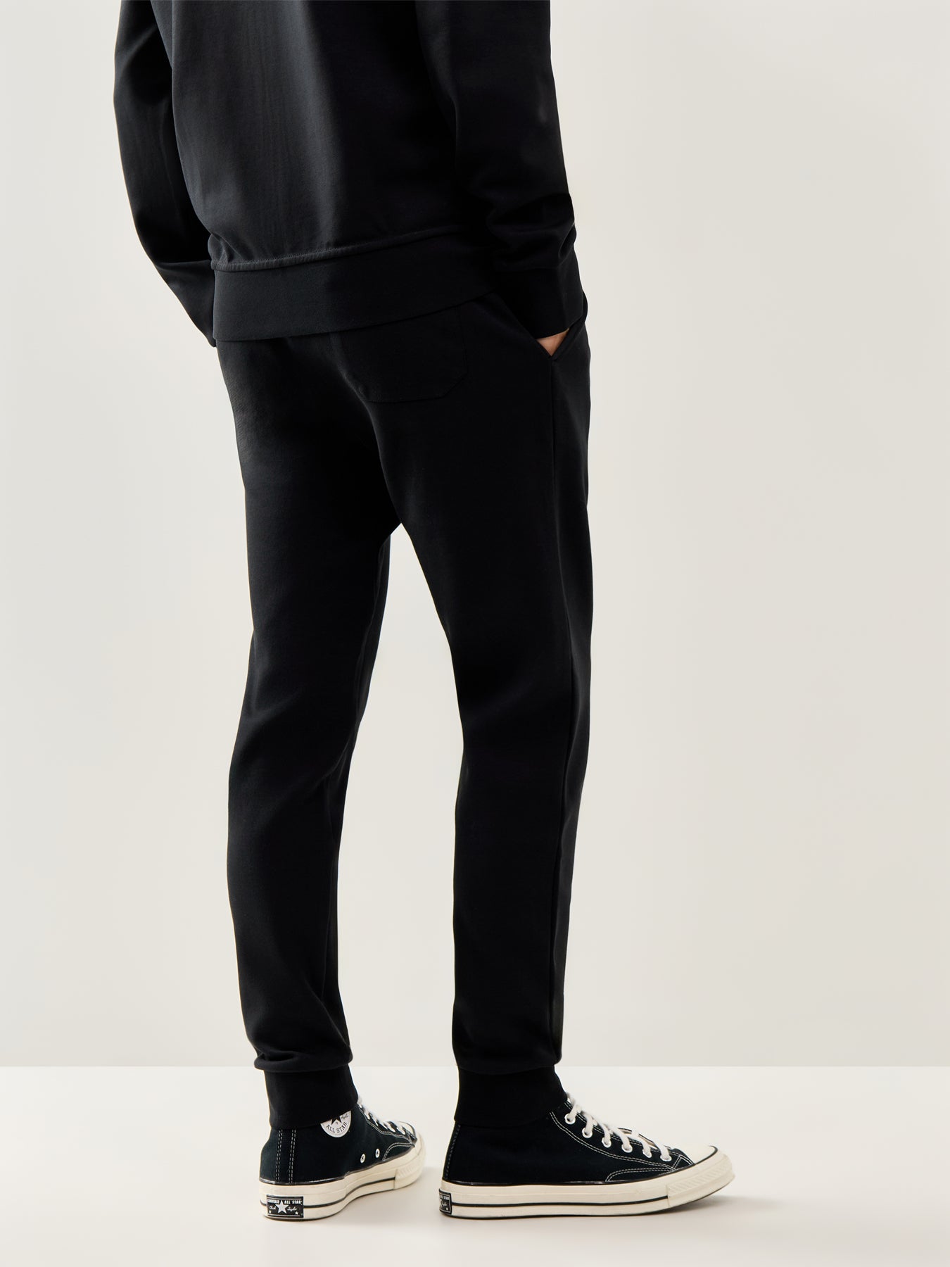 Double Knit Joggers Polo Black