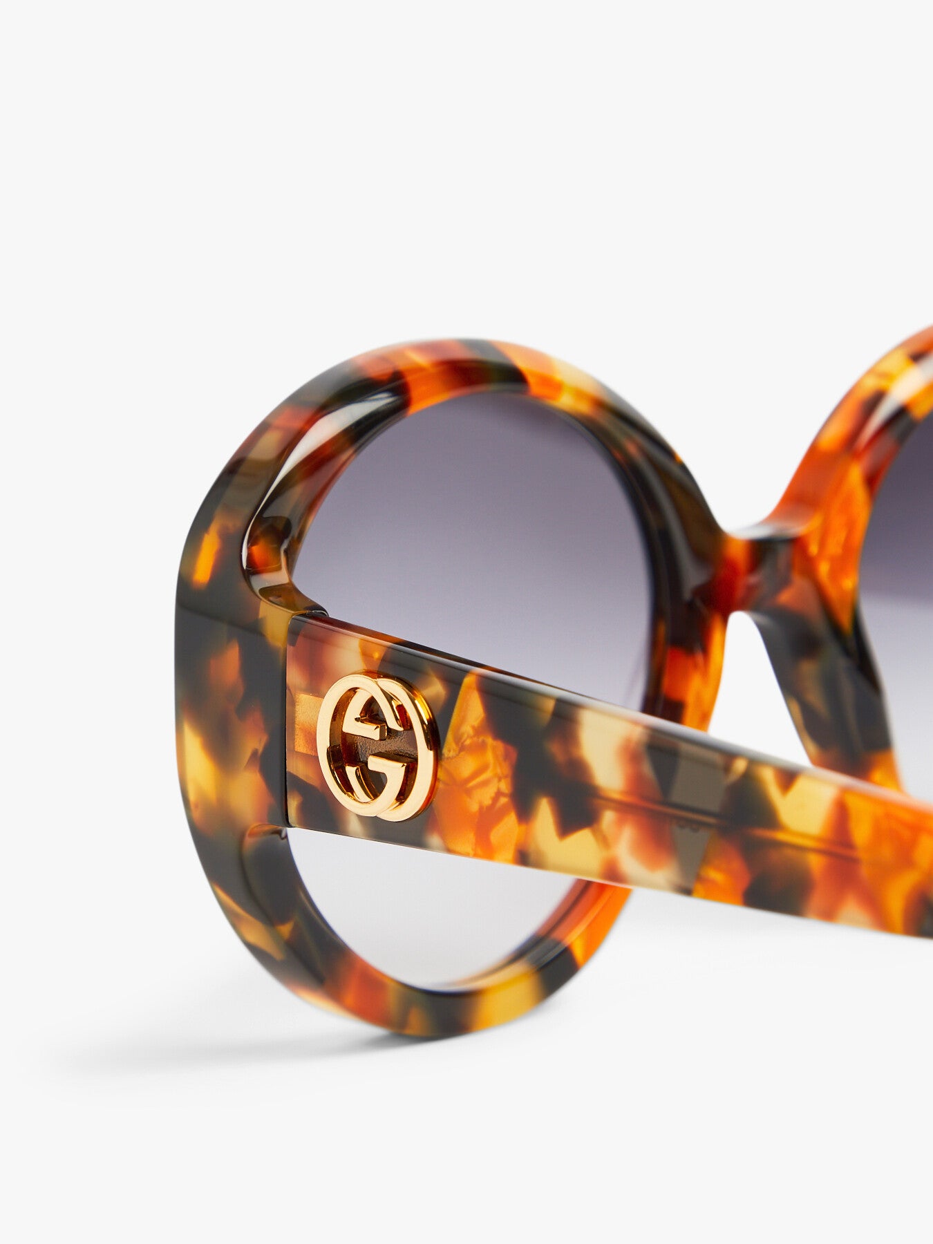 GG1256S Round Recycled Acetate Sunglasses