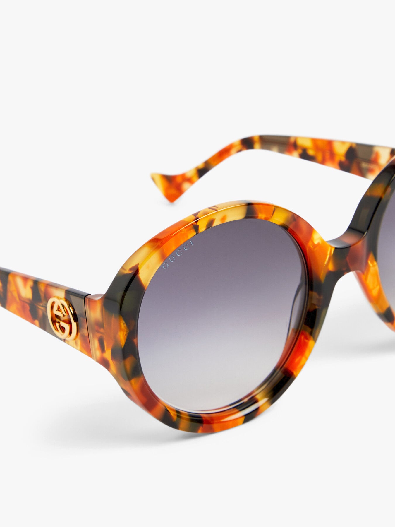 GG1256S Round Recycled Acetate Sunglasses